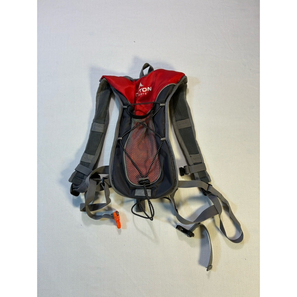 TETON‎ Sports Hydration Pack Red Grey Running Hiking Backpack Daypack Trail